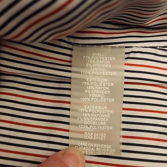 Tommy Hilfiger Blue Patriotic Blazer ssz 6 - Picture 9 of 10